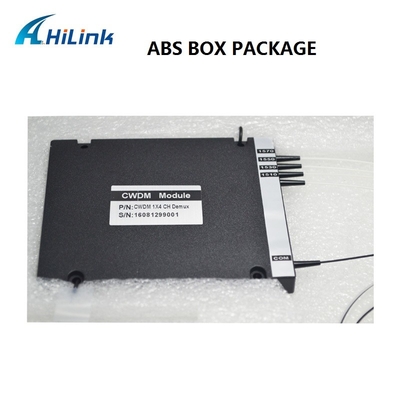 ABS Box 1X4CH CWDM Mux Demux Mutiplexer 1270nm Fiber Optical