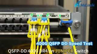 400G QSFPDD DR4 1310nm 500M على Juniper Swirch