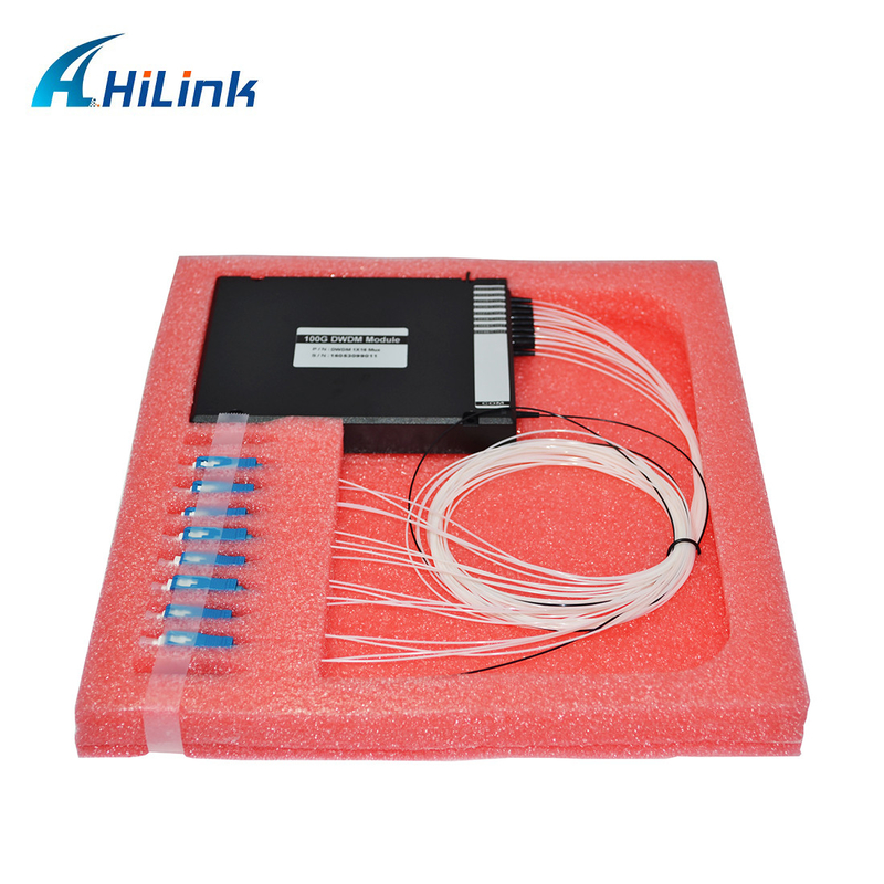 16 قناة DWDM MUX DEMUX C Band CH25-CH40 موصل أحادي الألياف LC UPC