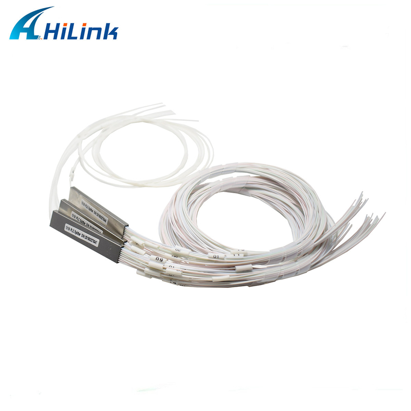 وضع واحد الألياف البصرية PLC الفاصل الصلب أنبوب 1X16 0.9 مم بدون موصل