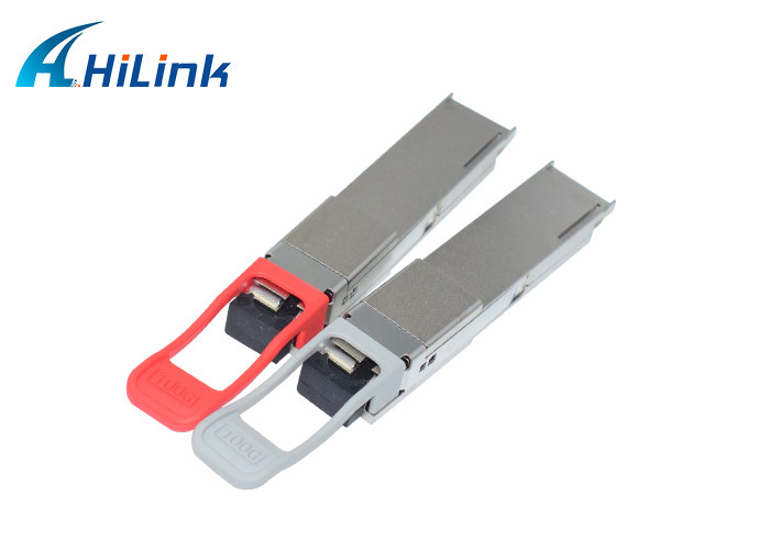 100GBASE - BX20 وحدة جهاز الاستقبال البصري QSFP28 LAN WDM 1280nm 1310nm 20km LC Transceiver Simplex