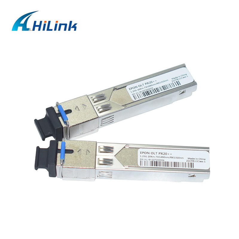 وحدة EPON OLT SFP DDM PX20 ++ 1.25G Tx1490nm Rx1310nm 20KM لـ FTTX
