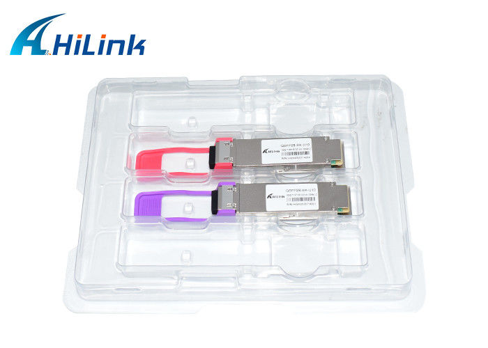 وحدة إرسال واستقبال ضوئية QSFP28 100G BIDI 10KM SMF موصل LC أحادي DDM 1271/1331