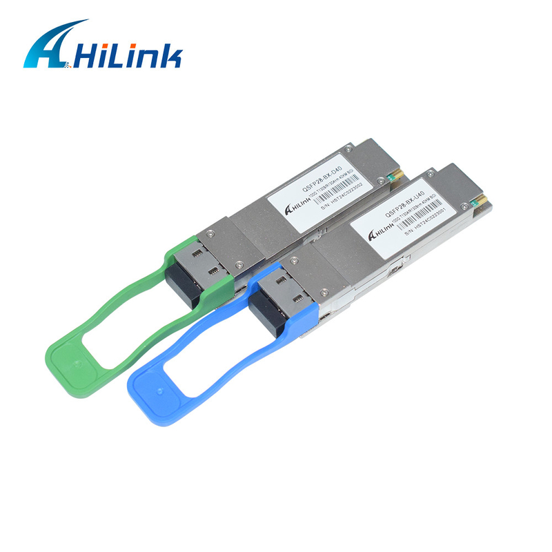 100G QSFP28 وحدة الاستقبال BIDI 40KM 1304/1309nm EML+APD QSFP28-BX-D40 وحدة الاستقبال