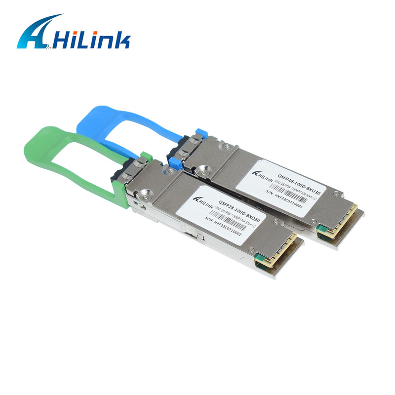 100G QSFP28 وحدة الاستقبال BIDI 40KM 1304/1309nm EML+APD QSFP28-BX-D40 وحدة الاستقبال