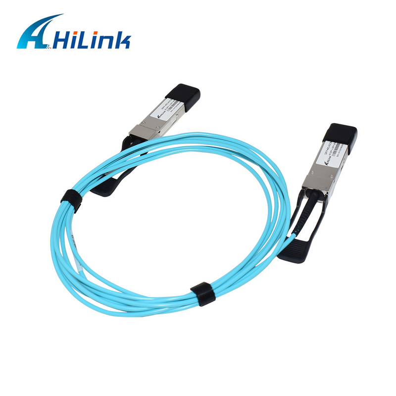 40GBASE كابل بصري نشط 3M QSFP AOC OM3 OM4 QSFP + إلى QSFP + AOC 3M
