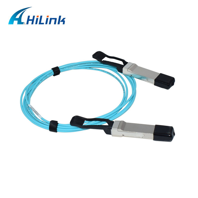 40GBASE كابل بصري نشط 3M QSFP AOC OM3 OM4 QSFP + إلى QSFP + AOC 3M