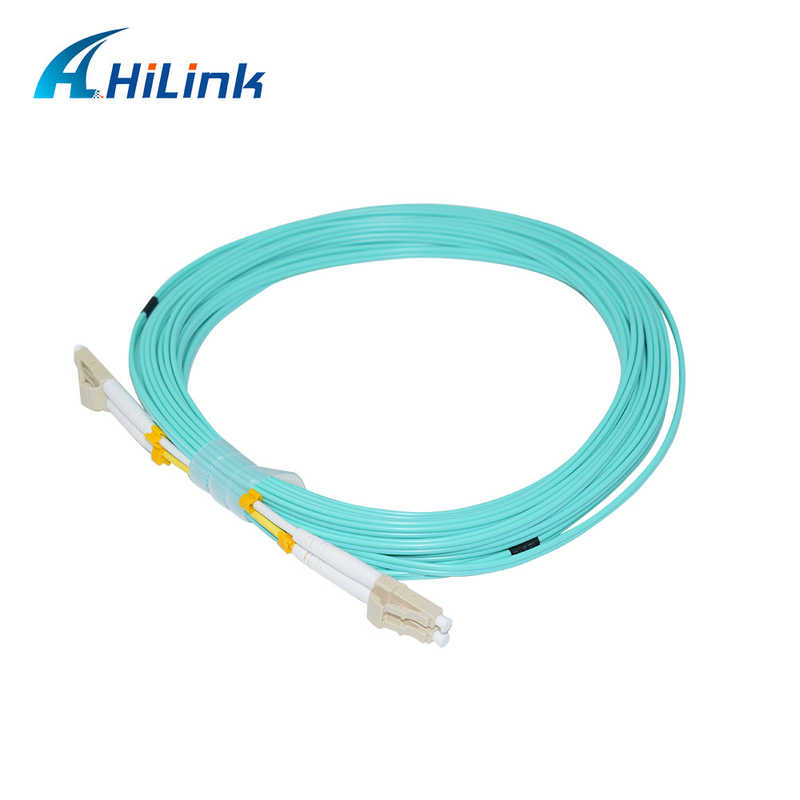 PVC 1-5M كابل القفز بالألياف الضوئية LC/UPC-LC/UPC OM3 OM4 Duplex 2.0/3.0mm