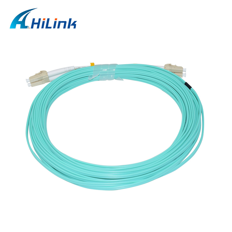 PVC 1-5M كابل القفز بالألياف الضوئية LC/UPC-LC/UPC OM3 OM4 Duplex 2.0/3.0mm