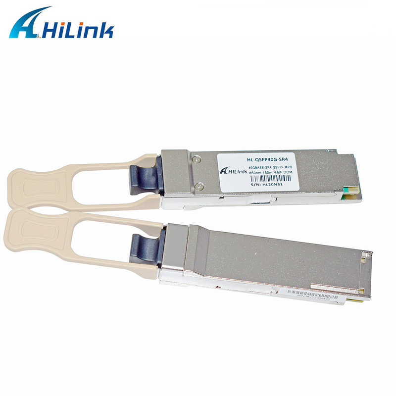 أجهزة الاستقبال البصرية المتوافقة مع Huawei QSFP+ 40G SR4 MMF 850nm 100M OM3 150M OM4 MPO