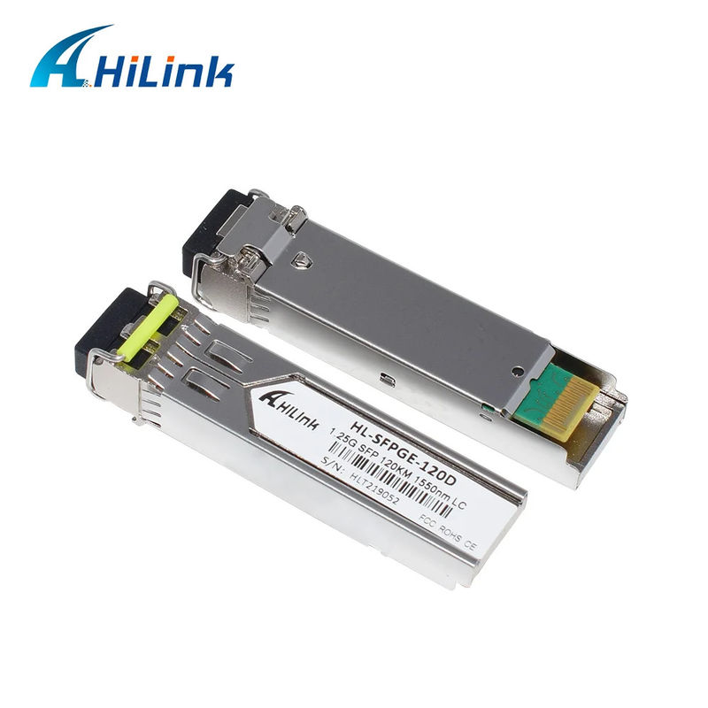 1.06 جيجابايت/ثانيات موصل القناة الليفية LC وحدة SFP Transceiver مع دعم CE FCC نطاق درجة الحرارة التشغيلية من 0 °C إلى 70 °C