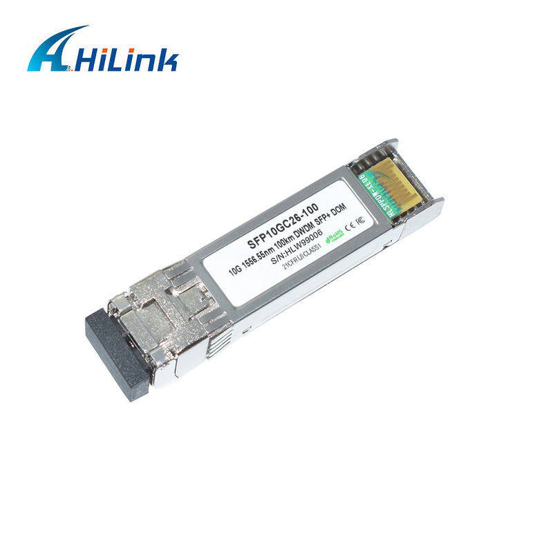 10G DWDM 100KM وحدة جهاز الاستقبال البصري لنقل المسافات الطويلة 100GHz وحدة C Band Optical