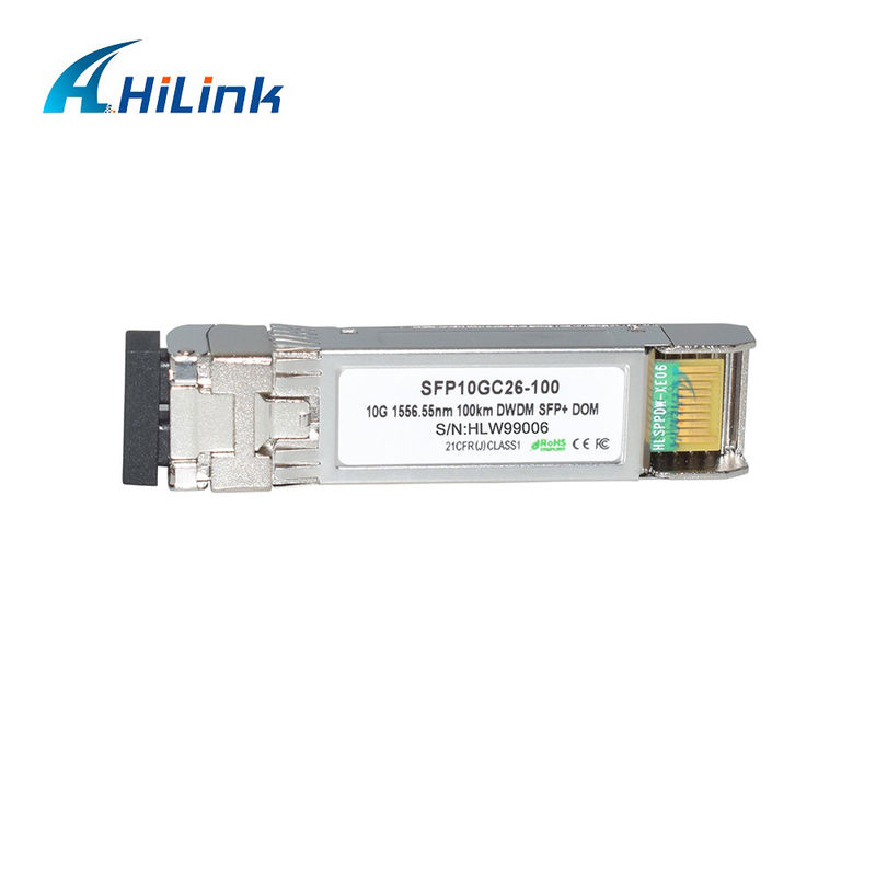 10G DWDM 100KM وحدة جهاز الاستقبال البصري لنقل المسافات الطويلة 100GHz وحدة C Band Optical