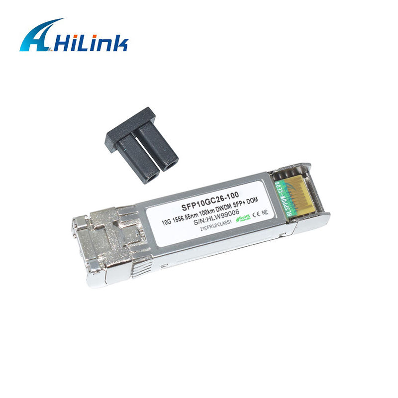 10G DWDM 100KM وحدة جهاز الاستقبال البصري لنقل المسافات الطويلة 100GHz وحدة C Band Optical