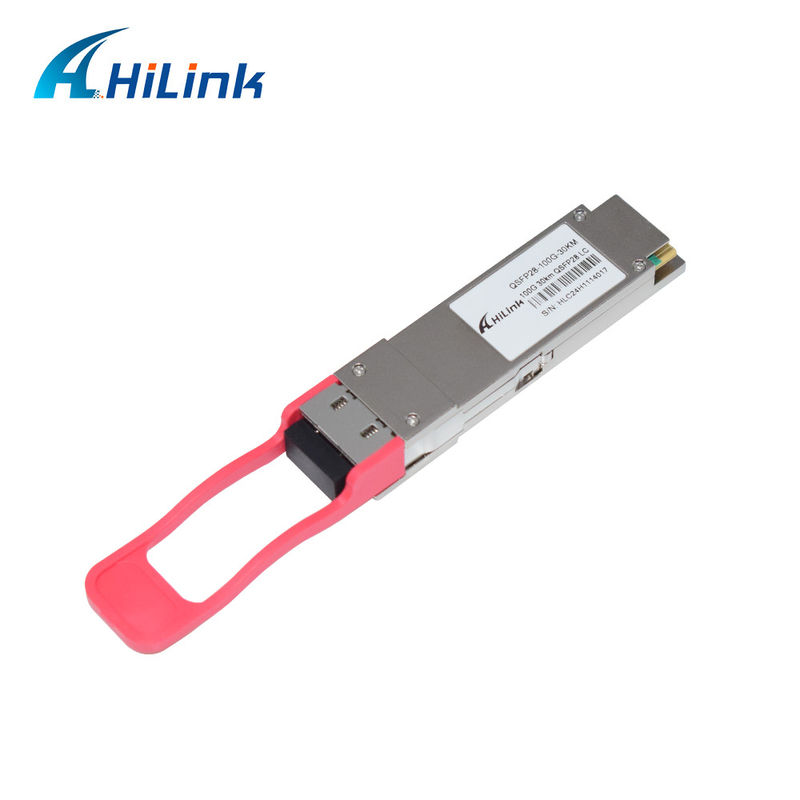 QSFP + 40G LC 30KM 40G ER4 وحدة المرسل البصري طول موجة LWDM لاستخدام الاتصالات مسافة 30KM