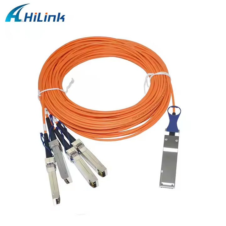 40G QSFP + 4XSFP كابل AOC MMF 1M-5M QSFP إلى 4-SFP + كابلات بصرية نشطة