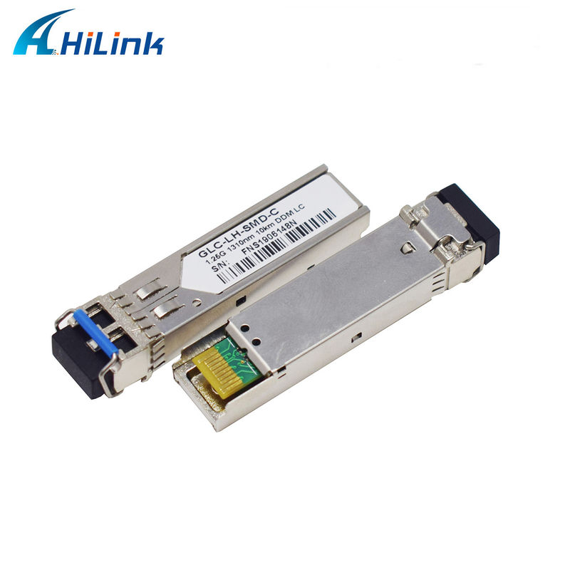 GLC-LX-SMD جهاز استلام الألياف الضوئية SFP 1.25G 1310nm 10KM Duplex LC DDM