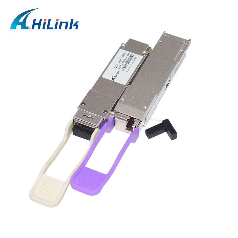 QSFP28 BIDI 100G ZR QSFP28 80km 1280/1300nm 100GBASE-BX80 QSFP28 وحدة 80km LC