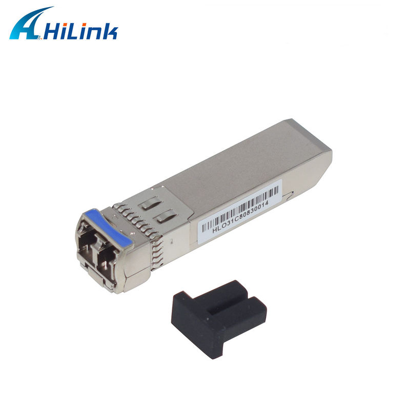 SFP 10G 1310nm 10KM / 20KM وحدة بصرية متوافقة مع معدل بيانات أساسي 10G درجة حرارة تشغيل من 0 إلى 70C
