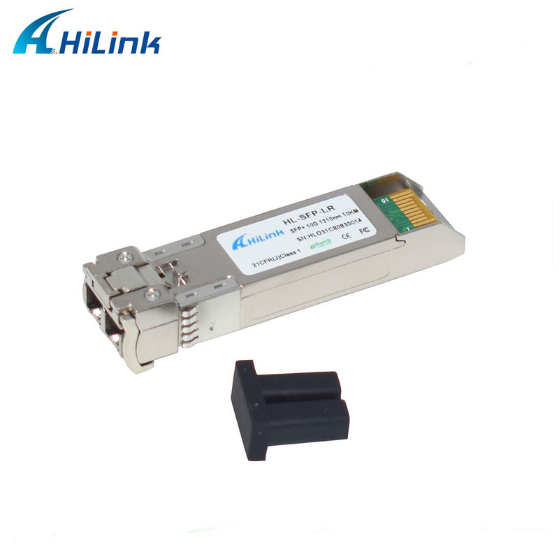 SFP 10G 1310nm 10KM / 20KM وحدة بصرية متوافقة مع معدل بيانات أساسي 10G درجة حرارة تشغيل من 0 إلى 70C
