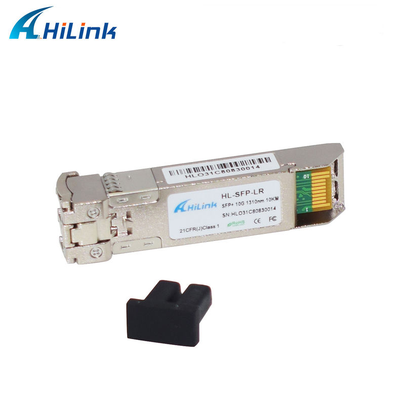 SFP 10G 1310nm 10KM / 20KM وحدة بصرية متوافقة مع معدل بيانات أساسي 10G درجة حرارة تشغيل من 0 إلى 70C