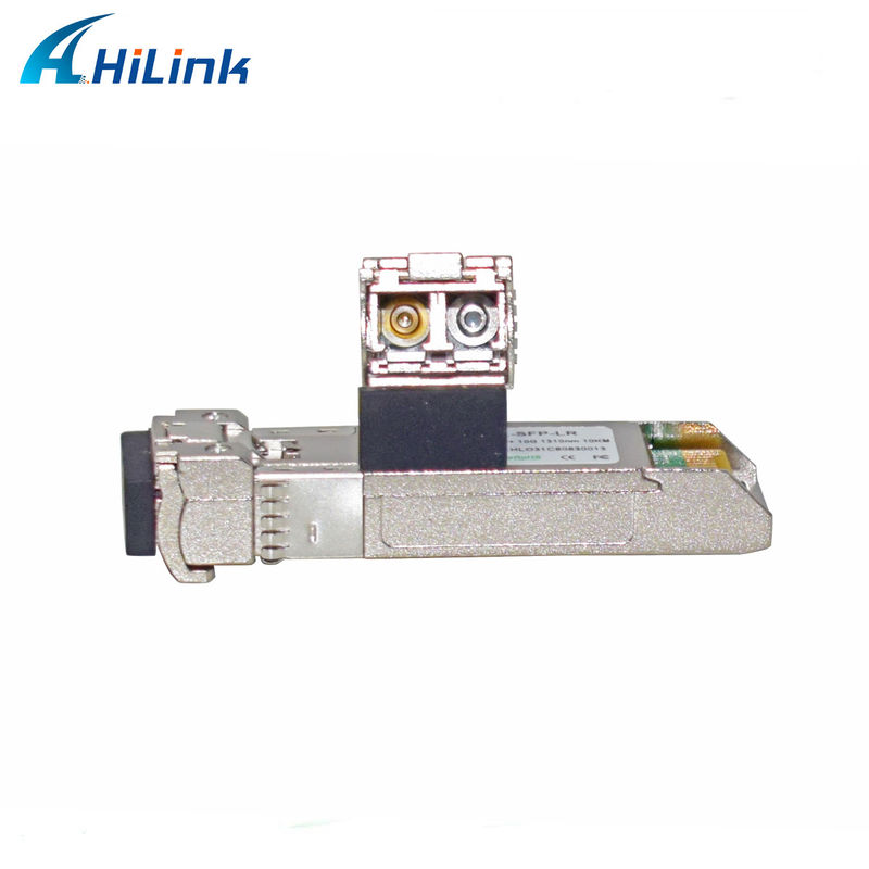 SFP 10G 1310nm 10KM / 20KM وحدة بصرية متوافقة مع معدل بيانات أساسي 10G درجة حرارة تشغيل من 0 إلى 70C