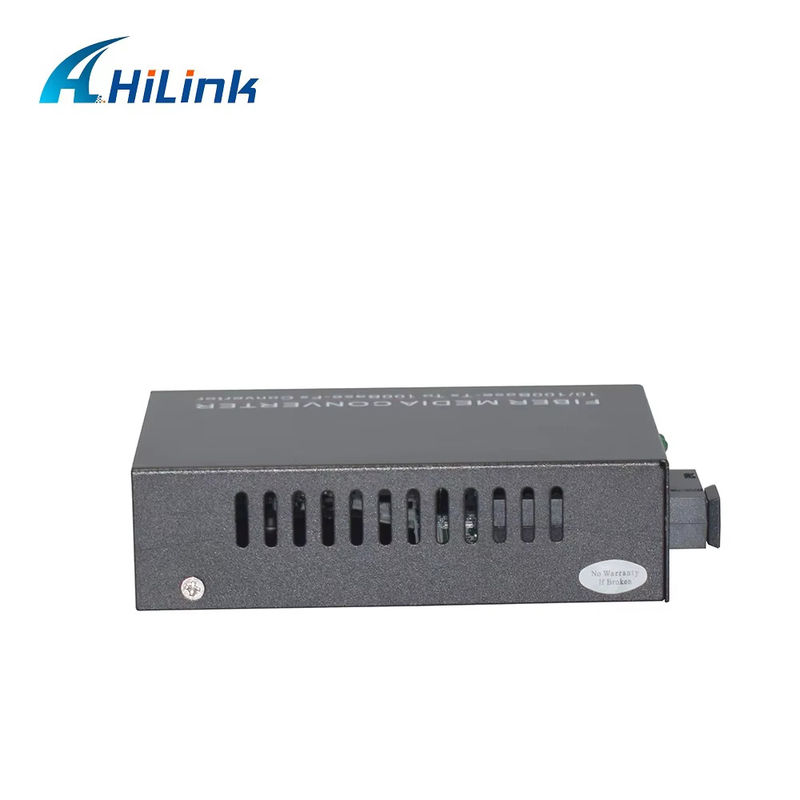 محول الوسائط الألياف البصرية الأحادية BIDI WDM 10/100M 1310/1550nm 20km SFP المعدات البصرية