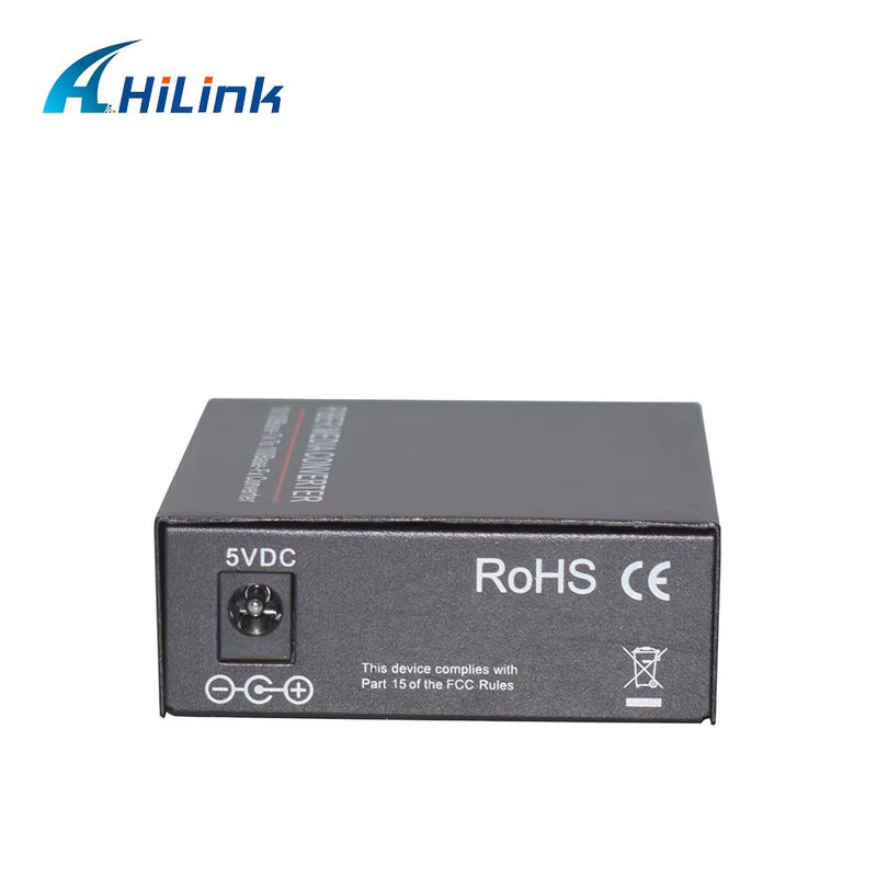 محول الوسائط الألياف البصرية الأحادية BIDI WDM 10/100M 1310/1550nm 20km SFP المعدات البصرية