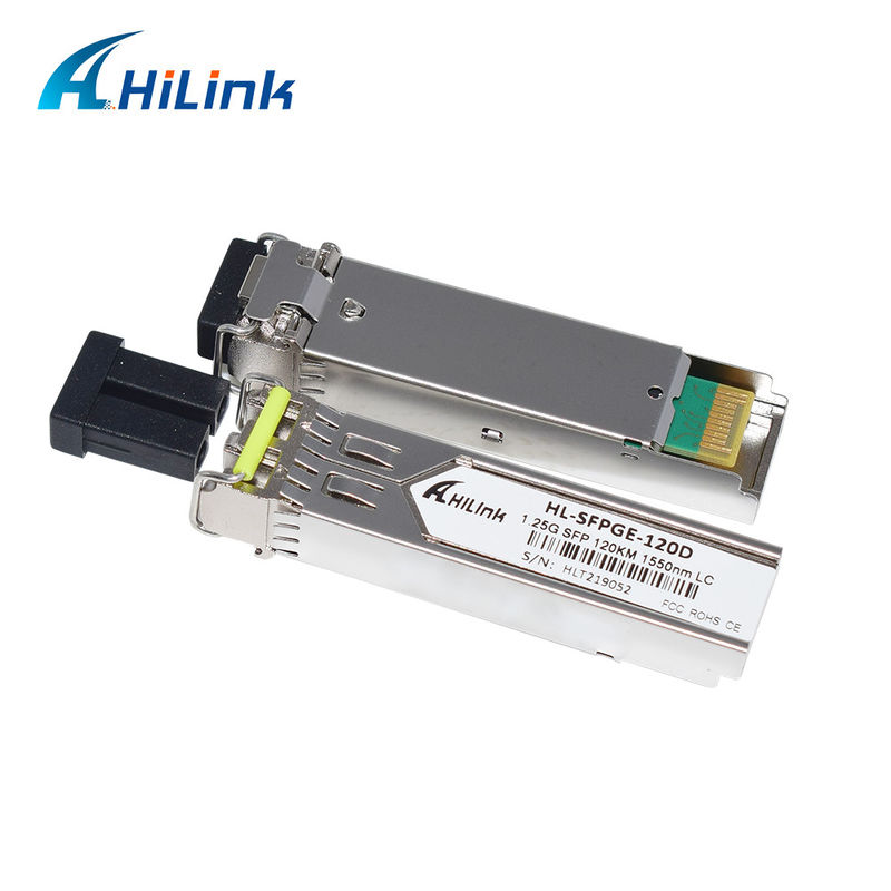 HL-SFPGE-120D HILINK 1.25G SFP المسافة الطويلة 120km 1550nm LC Connector وحدة GBIC DDM