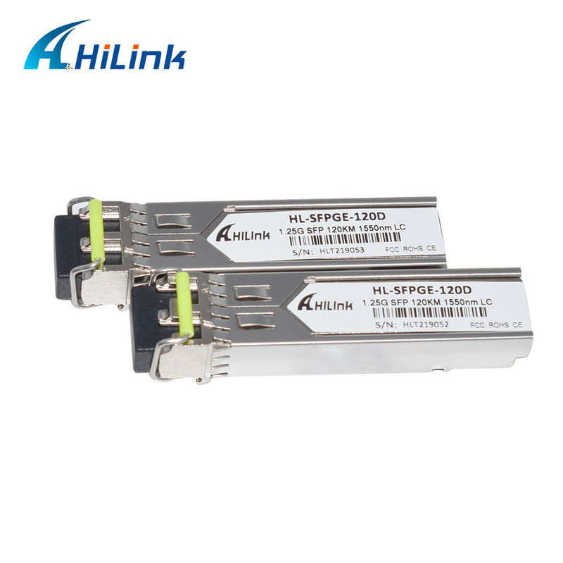 HL-SFPGE-120D HILINK 1.25G SFP المسافة الطويلة 120km 1550nm LC Connector وحدة GBIC DDM