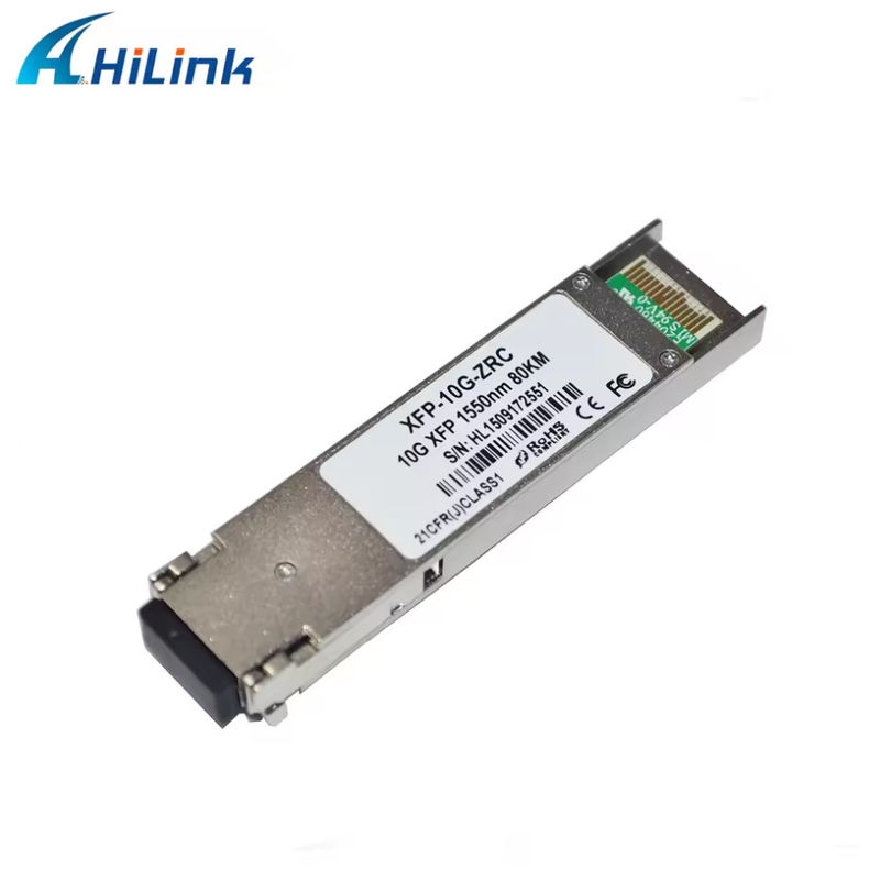 ضمان 3 سنوات 10G-XFP-ZR-80km هيلينك 10Gb / s 1550nm 80km ثنائي الألياف SM XFP GBIC وحدة الاستقبال