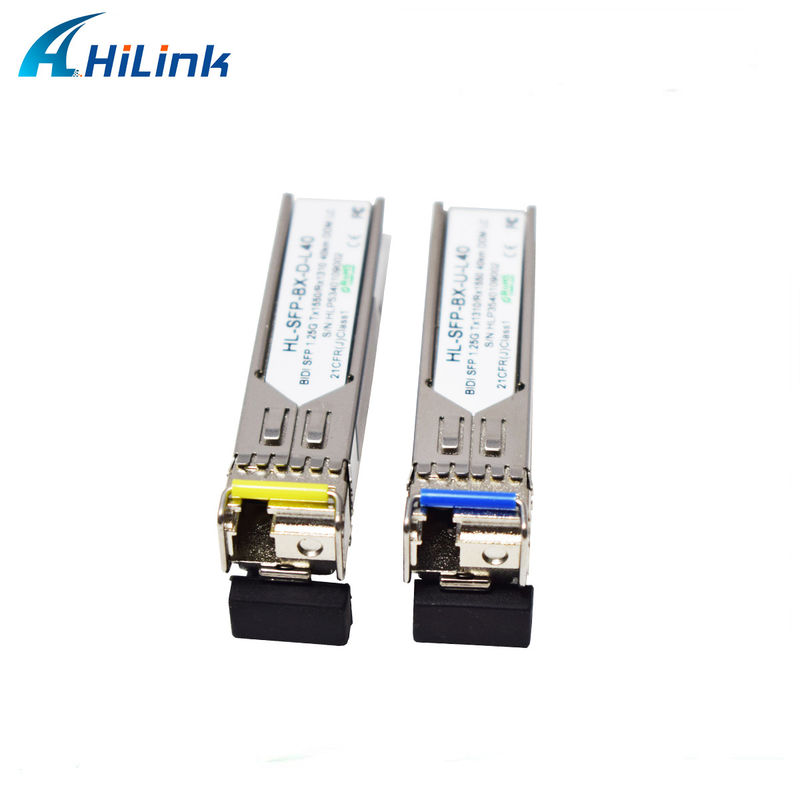 هيلينك 1.25G SFP BIDI 40KM 1310/1490 ((1550nm) LC / SC Connector Fiber Optic Module