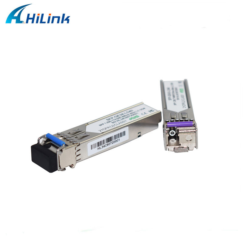 هيلينك 1.25G SFP BIDI 40KM 1310/1490 ((1550nm) LC / SC Connector Fiber Optic Module