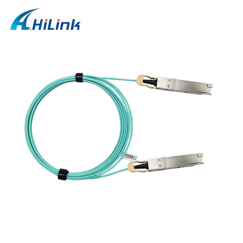 400G QSFP DD كابل ضوئي نشط 8x26.5625GBd ((PAM4) واجهة كهربائية كابل DDM 3M MMF