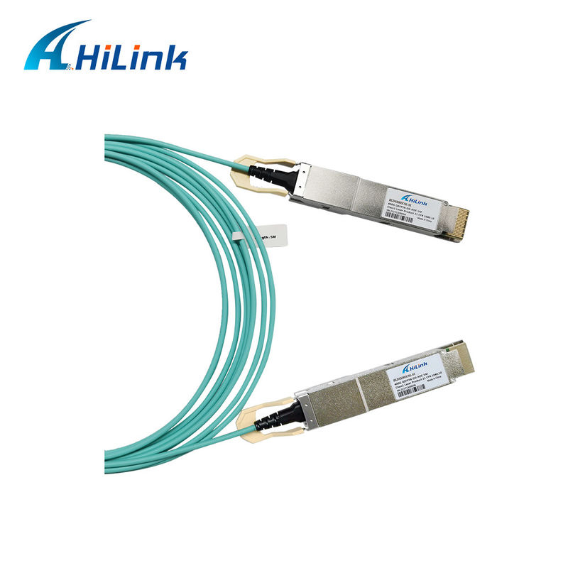 400G QSFP DD كابل ضوئي نشط 8x26.5625GBd ((PAM4) واجهة كهربائية كابل DDM 3M MMF