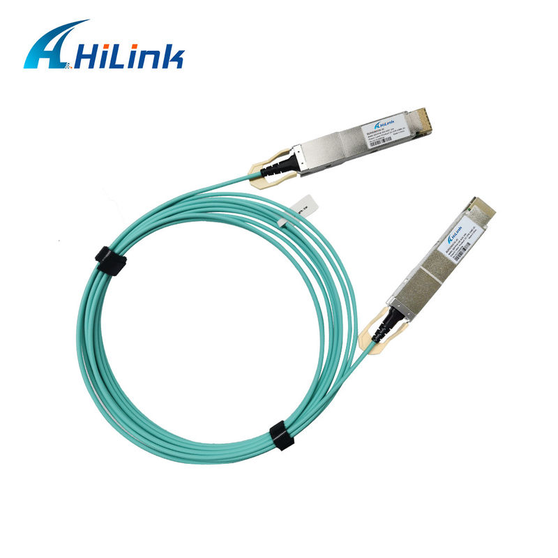 400G QSFP DD كابل ضوئي نشط 8x26.5625GBd ((PAM4) واجهة كهربائية كابل DDM 3M MMF