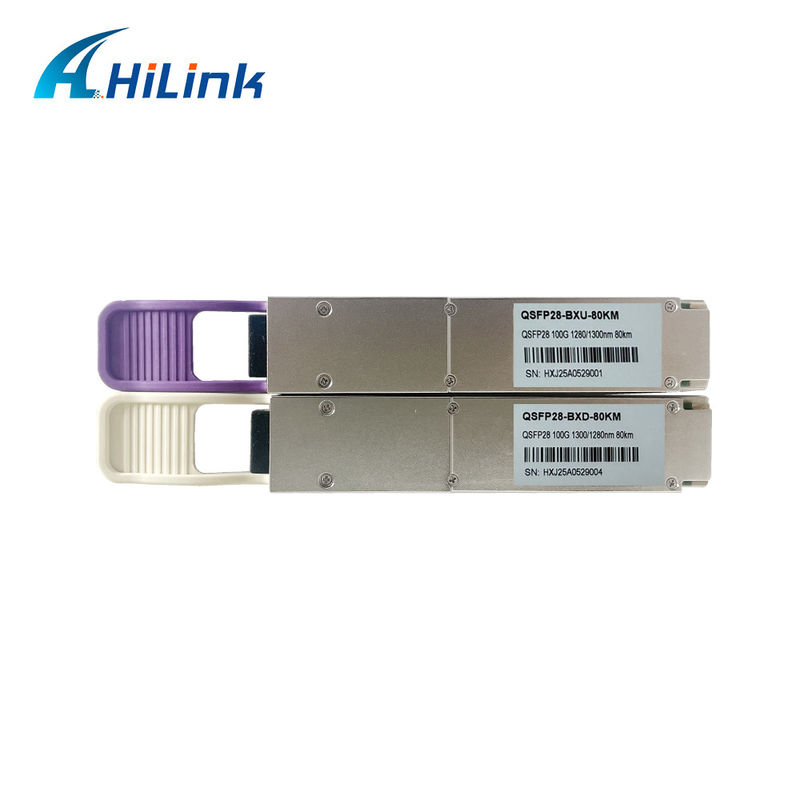 وحدة إرسال واستقبال QSFP28 ZR4 BIDI بسرعة 100 جيجابت/ثانية لمسافة 80 كيلومترًا لنقل البيانات لمسافات طويلة