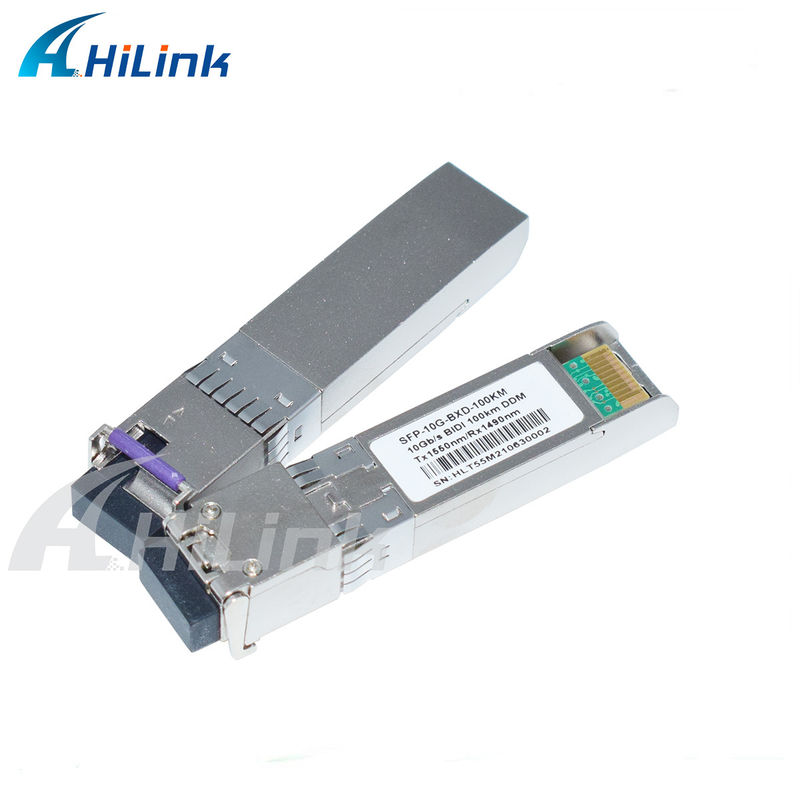 10G SFP BIDI Transceiver Module 3- 100KM يصل إلى 1490/1550NM EML APD للشبكات السريعة لمسافات طويلة