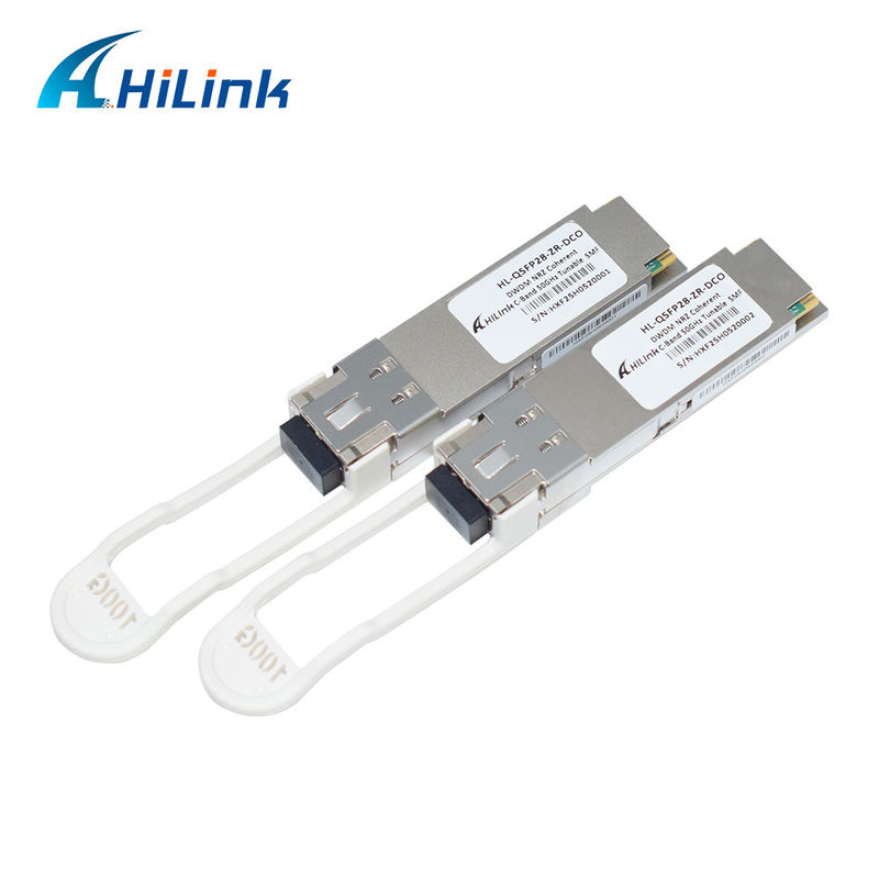 جهاز إرسال واستقبال بصري متماسك رقمي QSFP28-DCO ZR مع معدل بيانات 100 جيجابت في الثانية وموصل LC