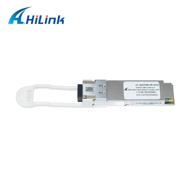 جهاز إرسال واستقبال بصري متماسك رقمي QSFP28-DCO ZR مع معدل بيانات 100 جيجابت في الثانية وموصل LC