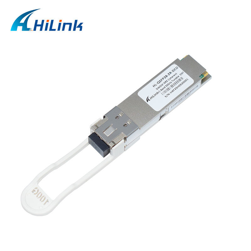 جهاز إرسال واستقبال بصري متماسك رقمي QSFP28-DCO ZR مع معدل بيانات 100 جيجابت في الثانية وموصل LC