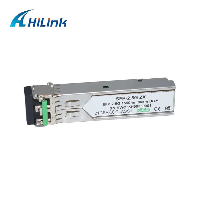 المصنع المهني 2.5G SFP 80KM 1550nm LC Connector Fiber Optic Module