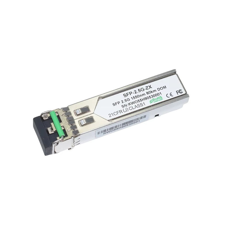 المصنع المهني 2.5G SFP 80KM 1550nm LC Connector Fiber Optic Module