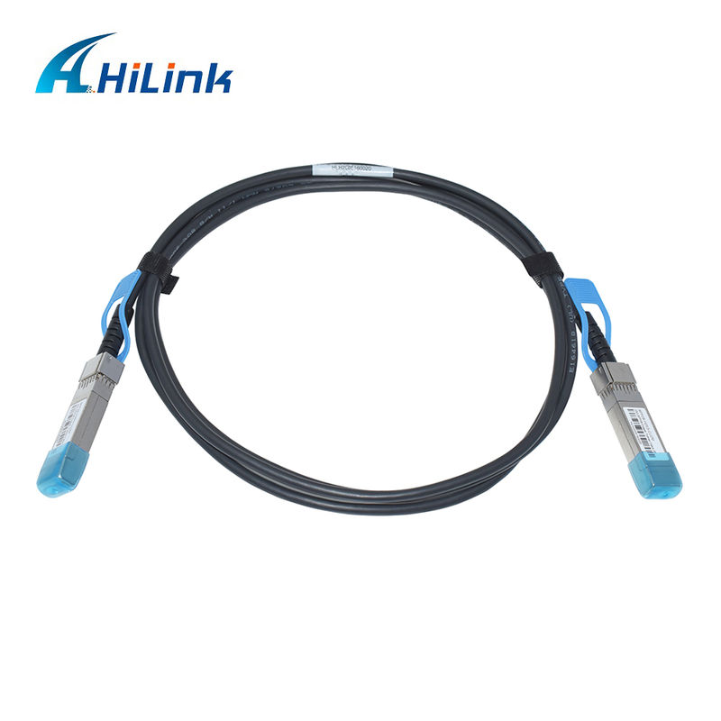 كابل نحاسي مزدوج المحور مباشر التوصيل سلبي SFP28 إلى SFP28 DAC 1M 2M 3M 5M بسرعة 25 جيجابايت