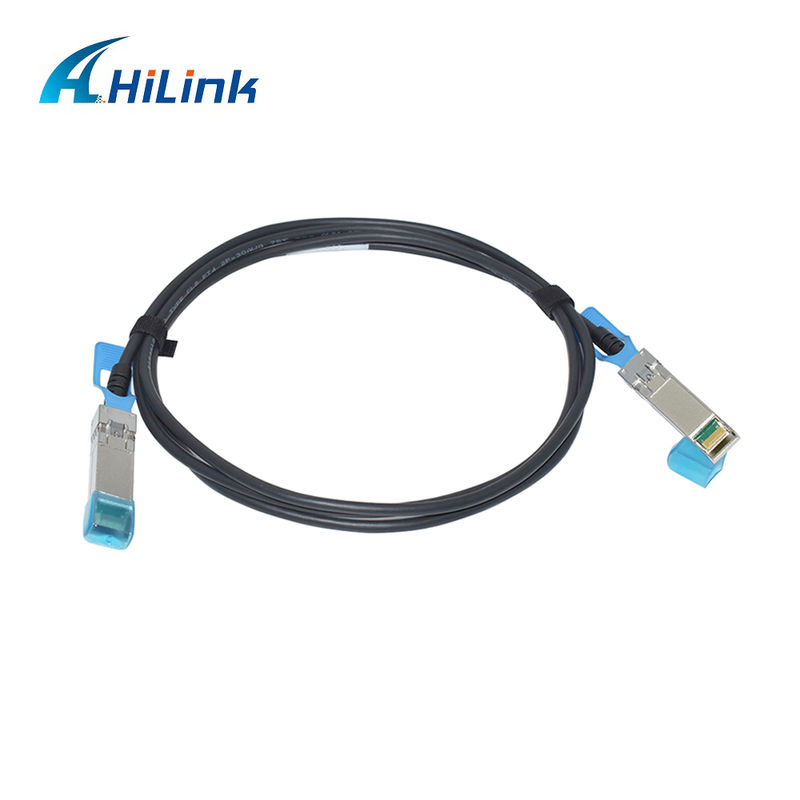 كابل نحاسي مزدوج المحور مباشر التوصيل سلبي SFP28 إلى SFP28 DAC 1M 2M 3M 5M بسرعة 25 جيجابايت