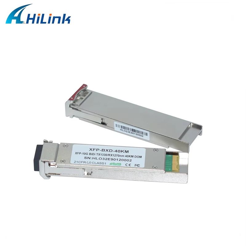 وحدة بصرية XFP إيثرنت 10G عالية الجودة WDM BIDI ER 40KM 1270/1330 معدات الألياف الضوئية