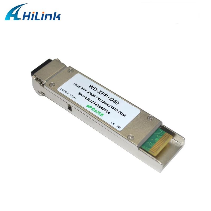 وحدة بصرية XFP إيثرنت 10G عالية الجودة WDM BIDI ER 40KM 1270/1330 معدات الألياف الضوئية