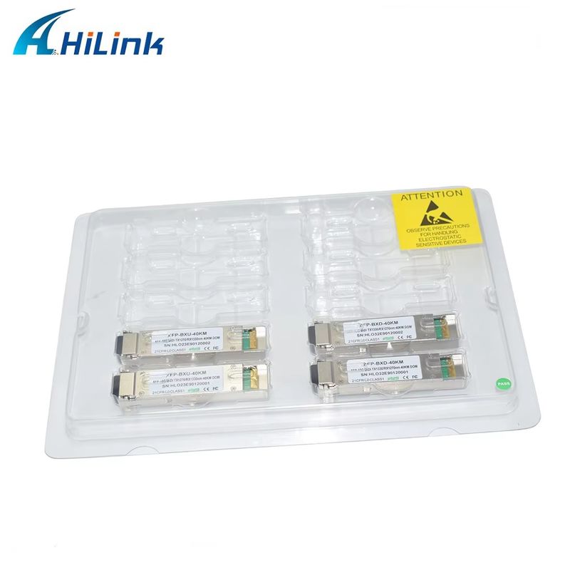 وحدة بصرية XFP إيثرنت 10G عالية الجودة WDM BIDI ER 40KM 1270/1330 معدات الألياف الضوئية
