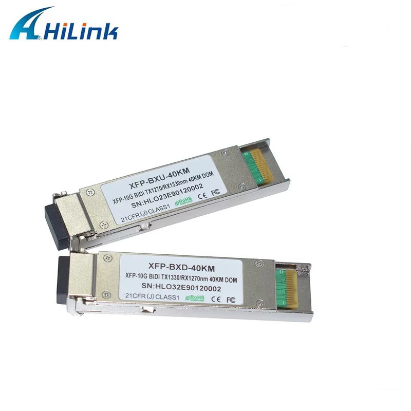 وحدة بصرية XFP إيثرنت 10G عالية الجودة WDM BIDI ER 40KM 1270/1330 معدات الألياف الضوئية