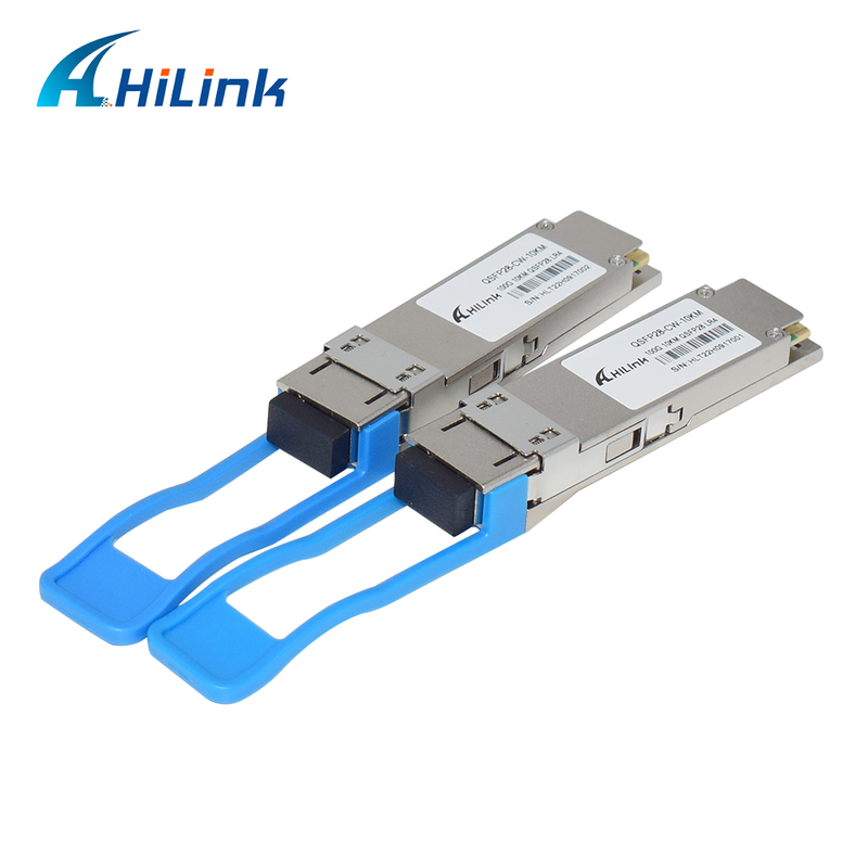 10 كيلومترات قابلة للتوصيل الساخن 100 جيجابايت في الثانية QSFP28 CWDM4 وحدة ناقل البصرية للإنترنت LAN WAN Ethernet Switches Router Applications